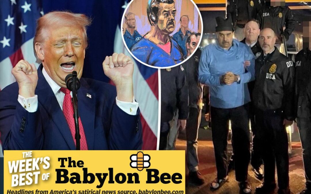 Best of the Babylon Bee: Trump to choose next Venezuelan prez in inaugural season of ‘El Aprendiz’