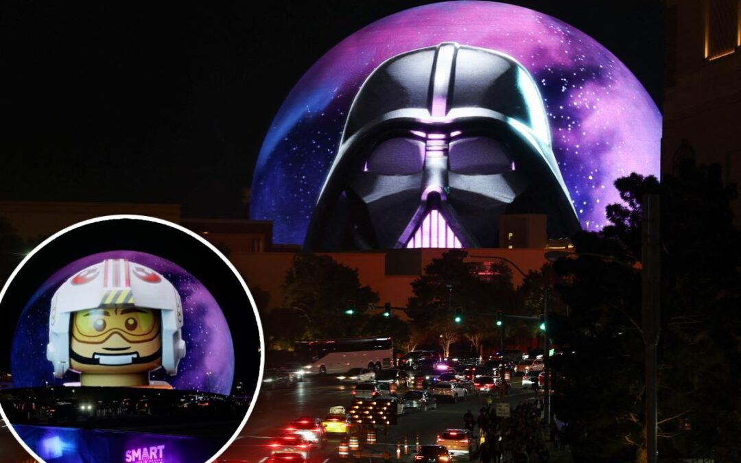 ‘Star Wars’ video game played live on Las Vegas Sphere stuns fans in wild Disney spectacle