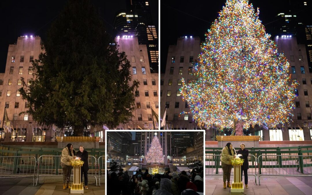Rockefeller Christmas Tree lit up for final time — here’s the surprising place it will end up