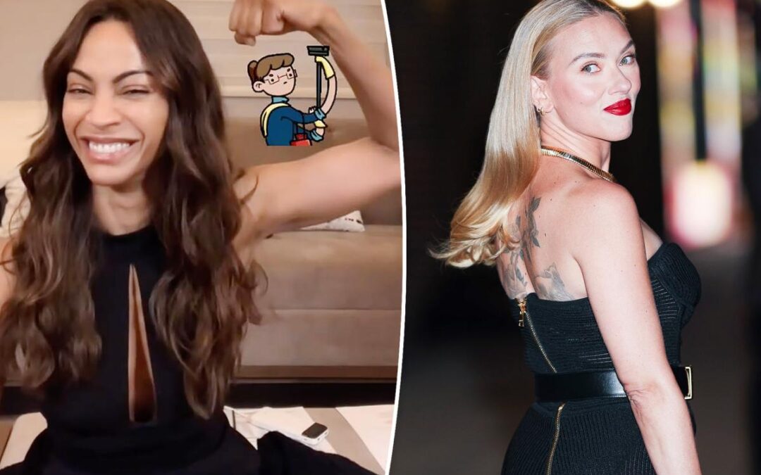 Zoe Saldaña reacts to beating Scarlett Johansson’s major Hollywood record