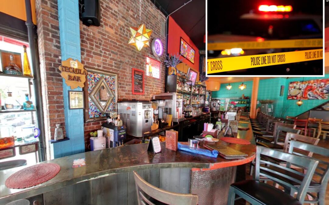 Unhinged woman storms NYC restaurant, whacks diner with glass bottle before socking four others in random attack