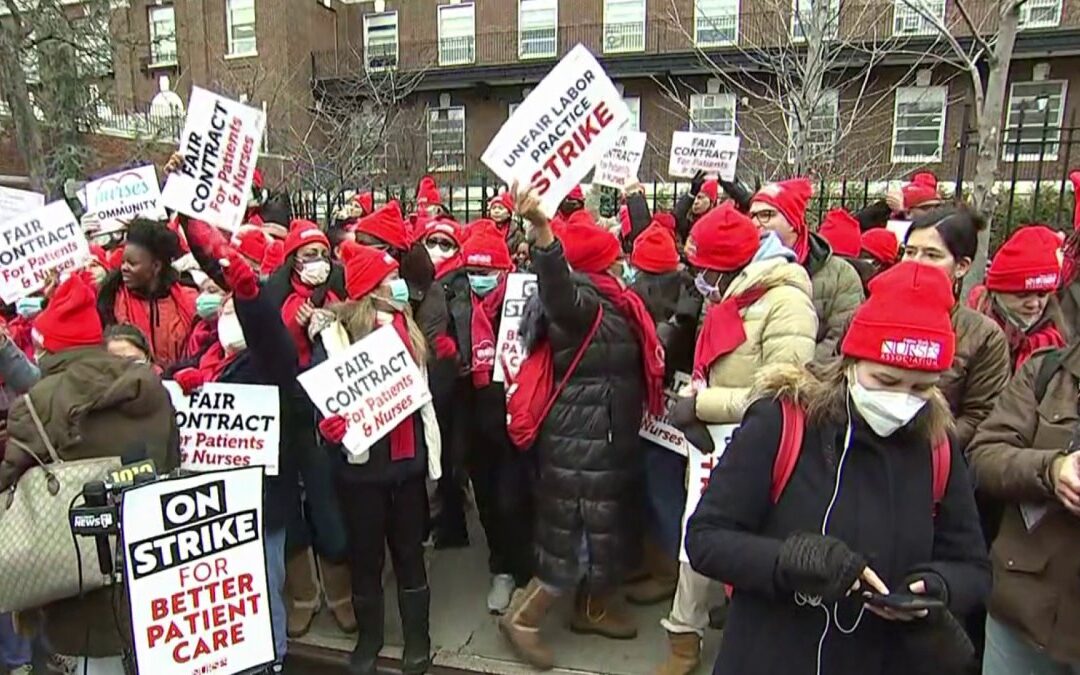 Thousands of NYC nurses to walk off job Monday amid record flu season