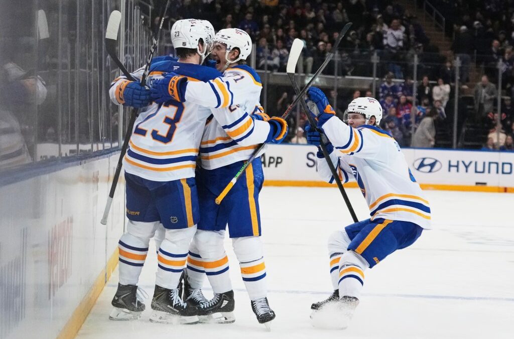 Sabres beat the Rangers 5-2 to win for the 12th time in 13 games