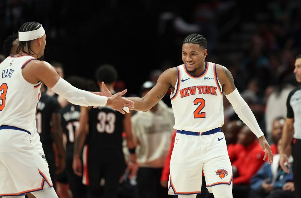 Knicks beat Trail Blazers, 123-114 in Josh Hart’s injury return