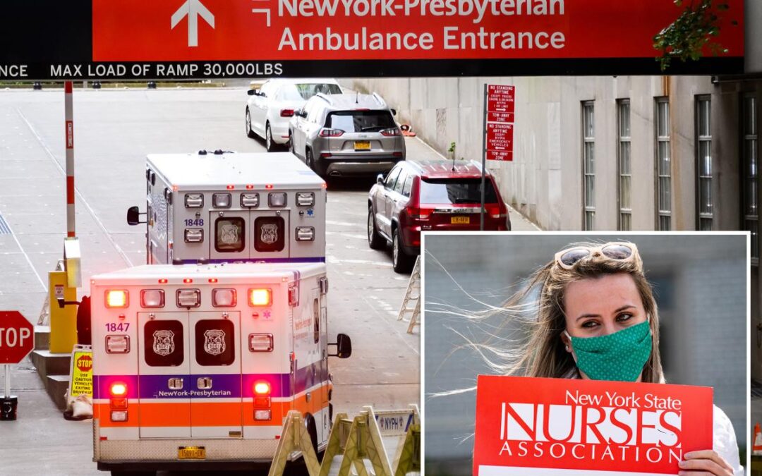 NY nurses union threatens strike with hours until deadline