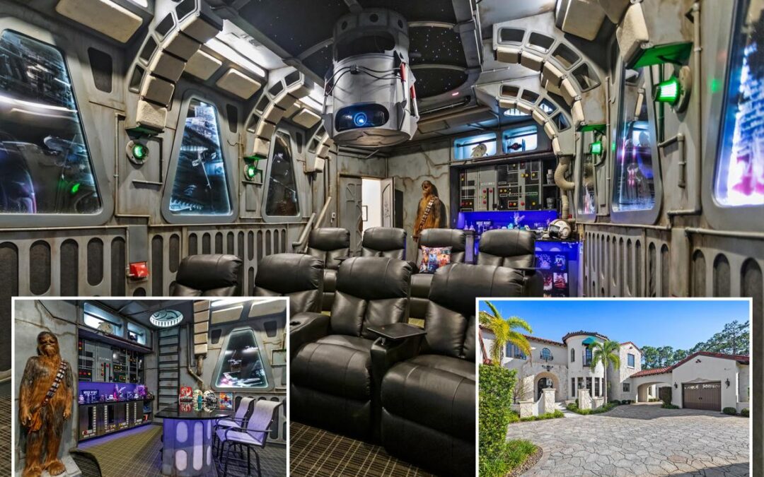 This epic Walt Disney World mansion hits the market for $13.9 million, features Millennium Falcon theater
