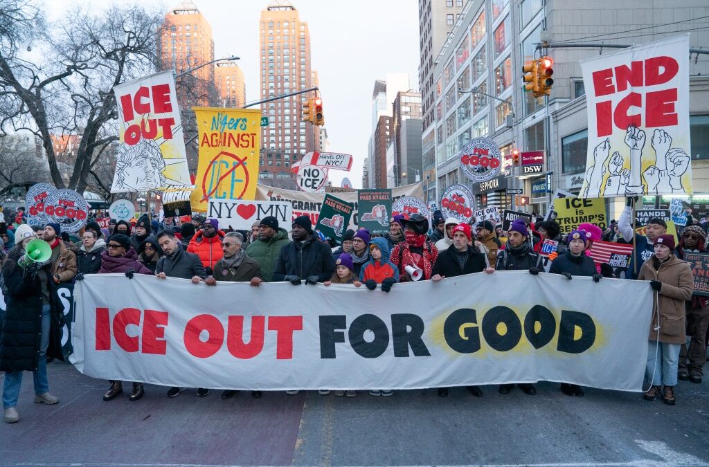 Thousands of NYC protesters march against ICE ‘in solidarity with Minnesota’