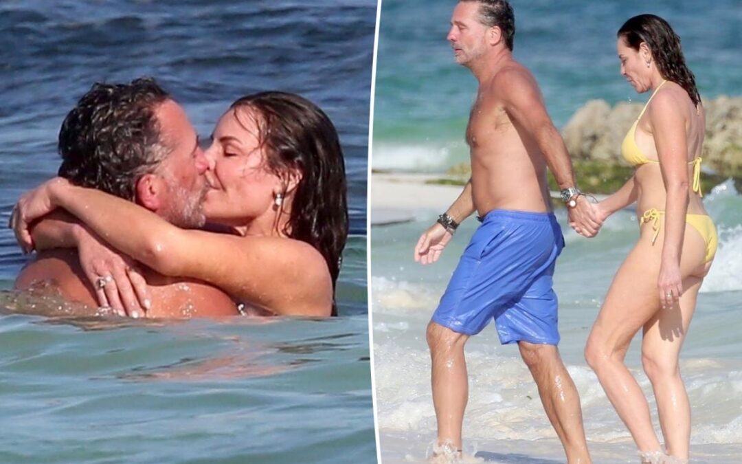 Bikini-clad Luann de Lesseps packs on the PDA with hunky boyfriend in Cancun