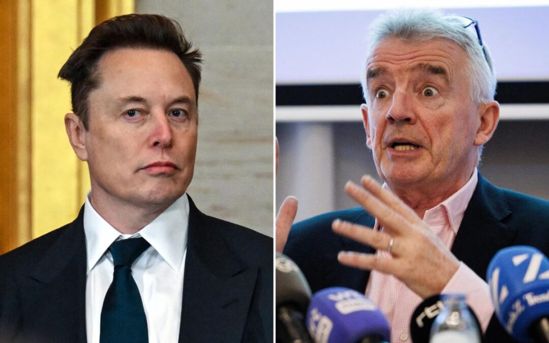 Elon Musk, Ryanair CEO escalate feud over Starlink Wi-Fi on planes: ‘Utter idiot’