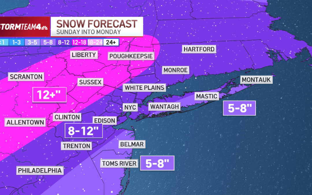 Live updates: Emergency preps underway as major snowstorm nears NY, NJ