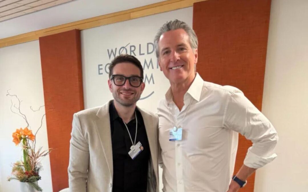 Gavin Newsom roasted as photo of him posing with ‘sugar daddy’ Alex Soros goes viral