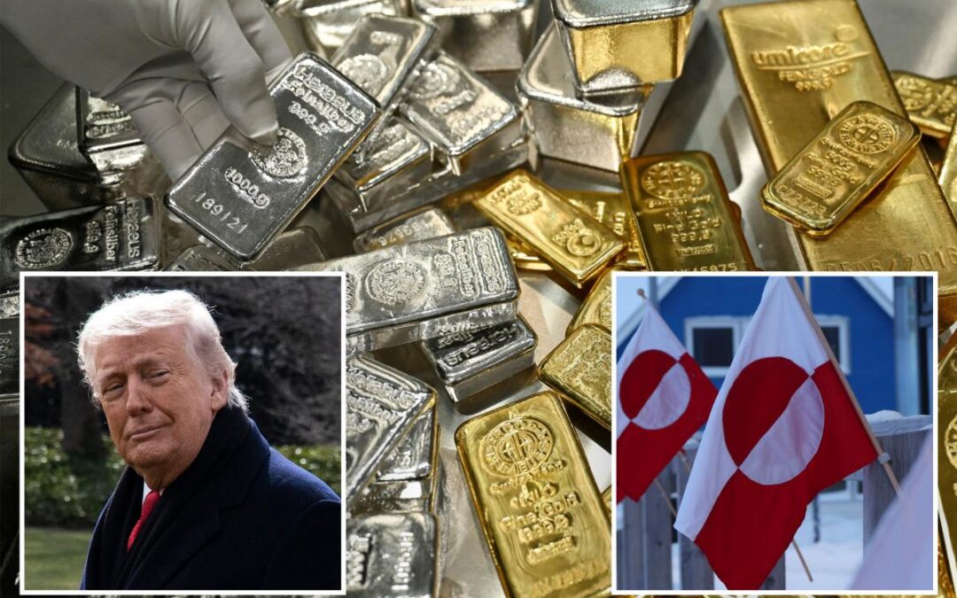 Gold and silver hit record highs as Greenland dispute spurs safe-haven buying