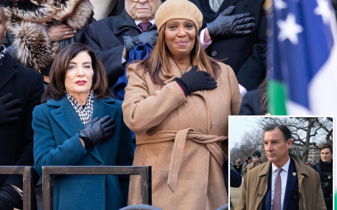 Gov. Hochul, Letitia James not on list for Long Island Rep. Tom Suozzi’s campaign kickoff