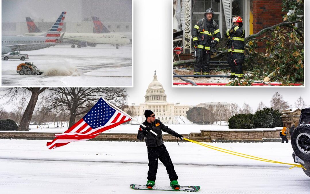 Winter Storm Fern rages across US, canceling near-record flights — and leaving more than 1M without power