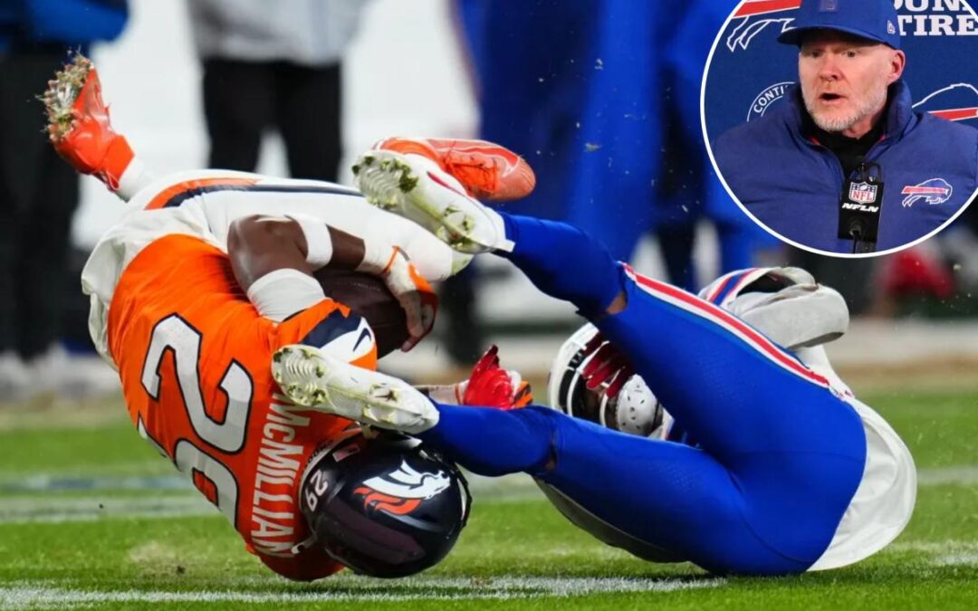 ‘Pissed’ Sean McDermott blasts referees over controversial interception in Bills loss: ‘I’m standing up for Buffalo, damn it’