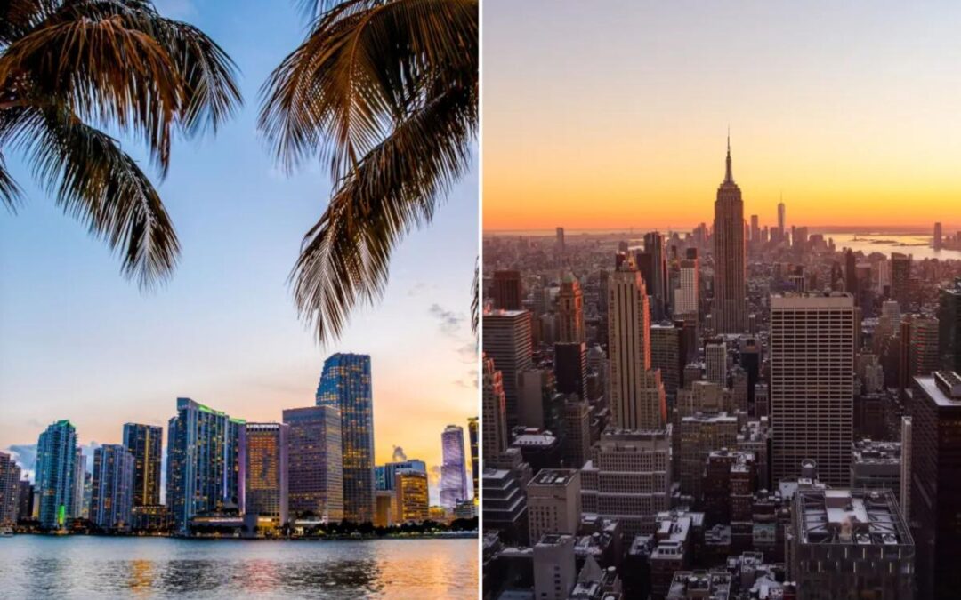 Miami surpasses NYC as major US city with most homes costing $1M or more