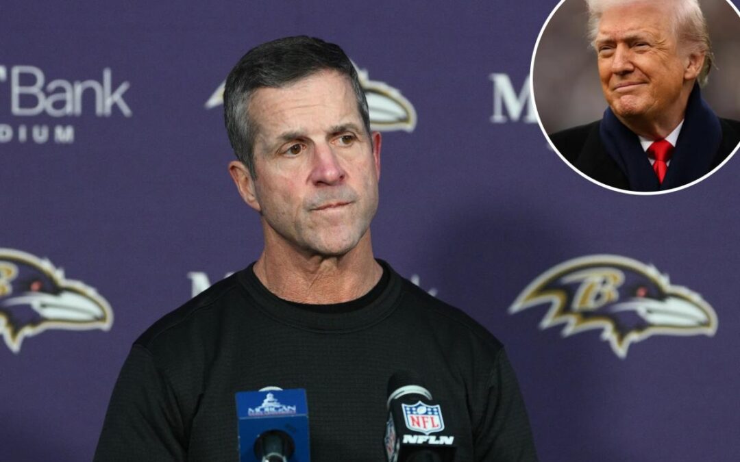 Trump calls for Giants to hire John Harbaugh in head coach search: ‘Without question’