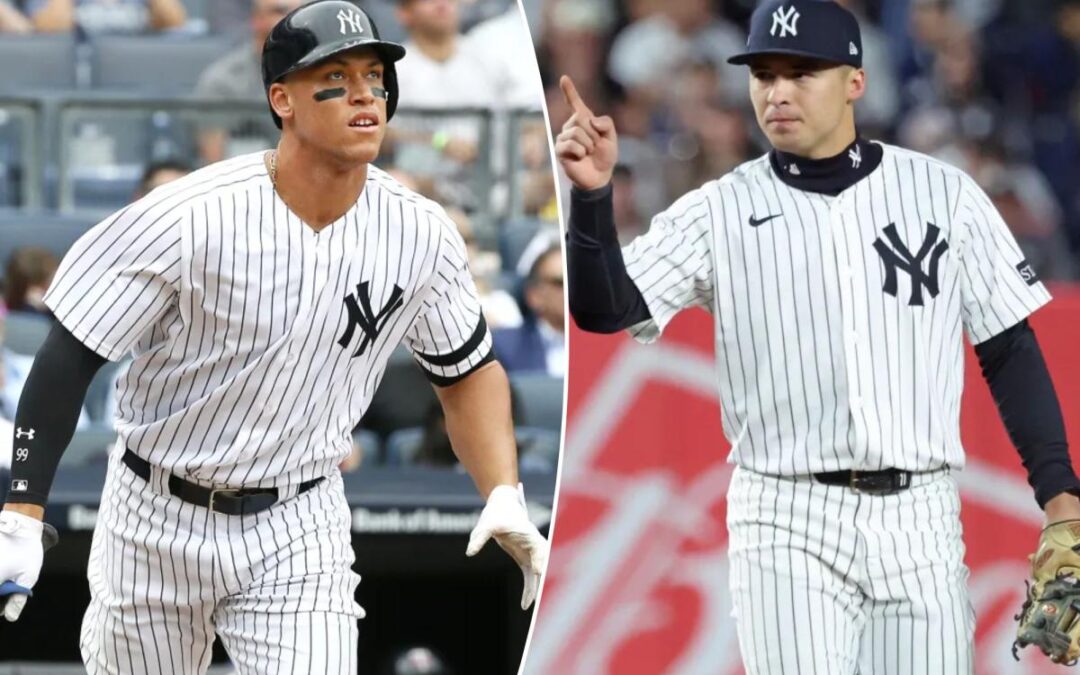 Yankees give update on Aaron Judge’s elbow, Anthony Volpe’s rehab progress