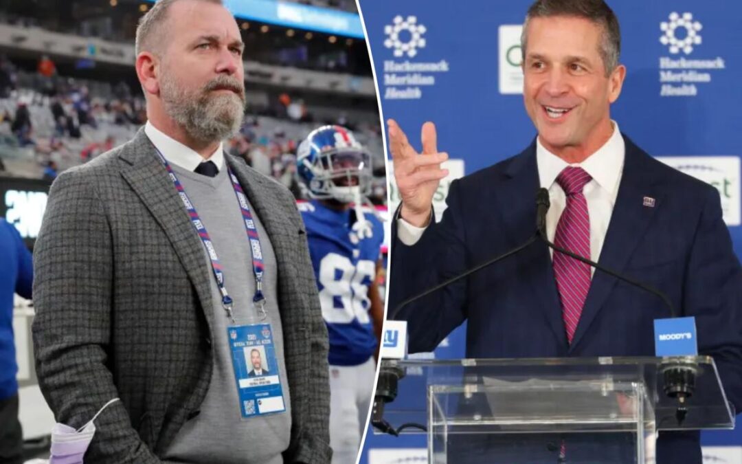 Giants fire longtime executive Kevin Abrams as John Harbaugh continues organizational makeover