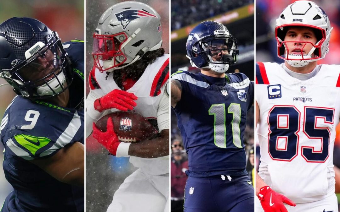 Super Bowl 2026 anytime touchdown odds: Kenneth Walker III, Jaxon Smith-Njigba, Rhamondre Stevenson