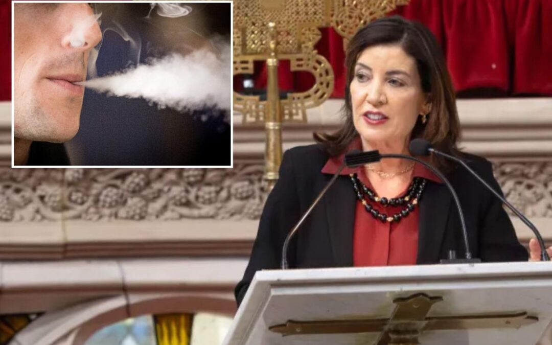 Gov. Kathy Hochul vows crackdown on illegal flavored vapes as NY market explodes with dodgy products