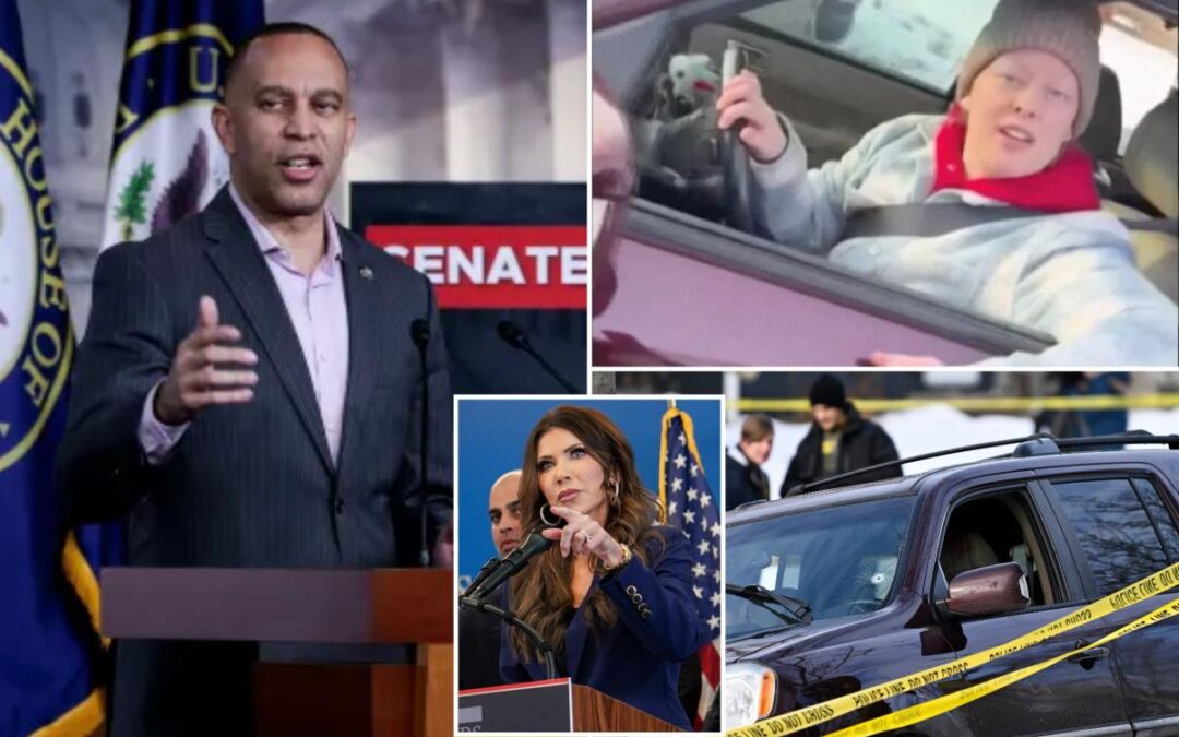 Hakeem Jeffries calls for Kristi Noem ouster after DHS response to Renee Good shooting: ‘She should be run out of town’