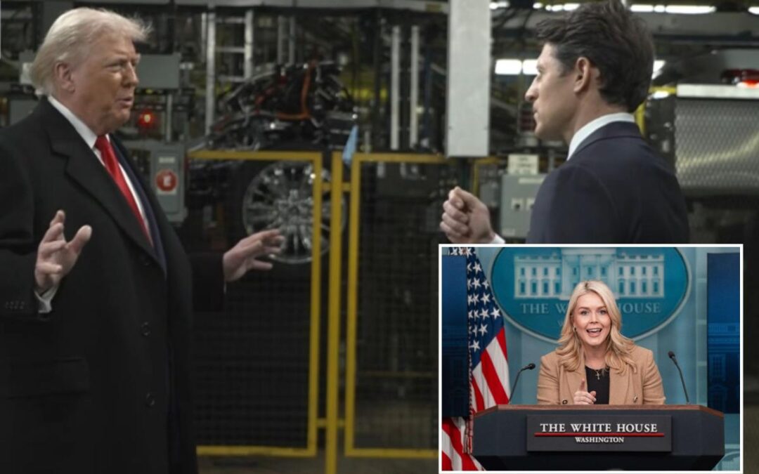 Karoline Leavitt warned CBS that Trump would sue if interview was edited