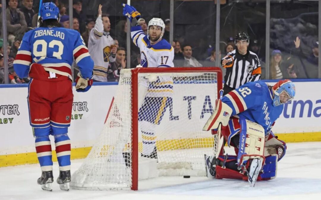 Rangers fall to Sabres for sixth loss in eight games during critical stretch