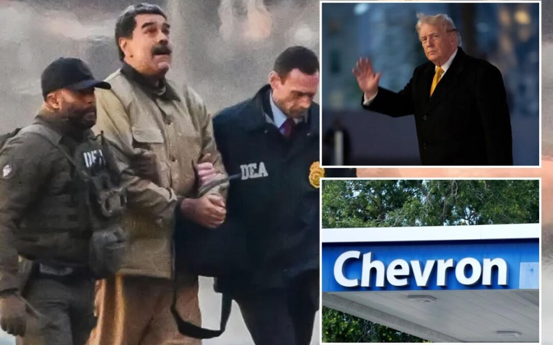 Chevron, energy stocks soar after US capture of Nicolás Maduro – but oil prices barely move