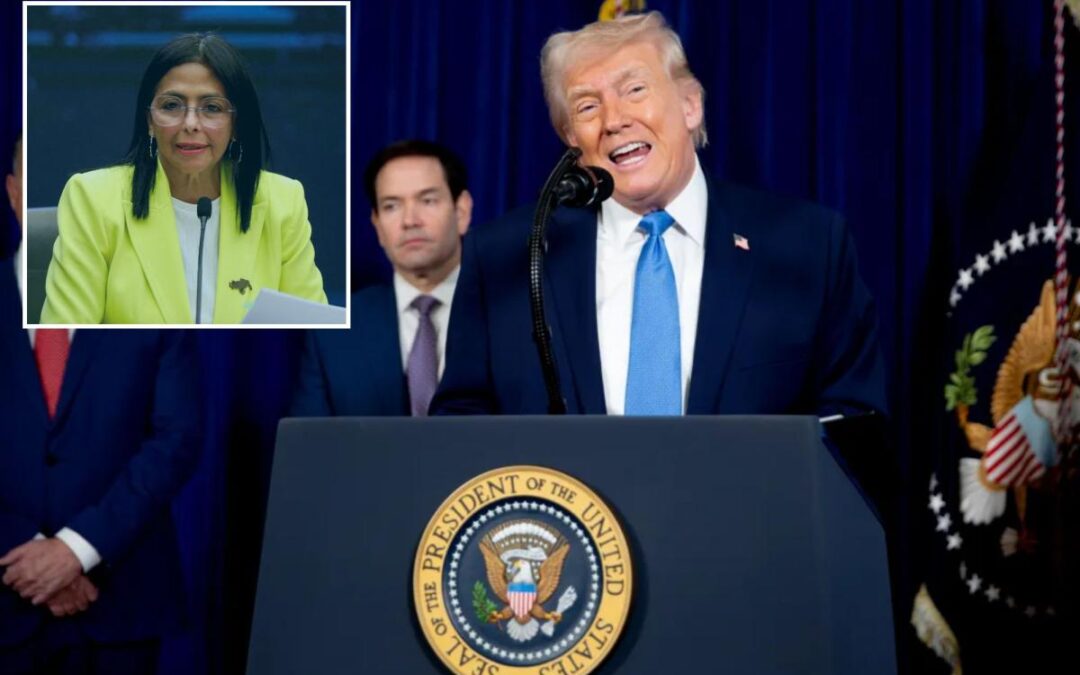 Trump threatens Venezuela’s new leader Delcy Rodriguez with a fate worse than Maduro if she doesn’t work with US