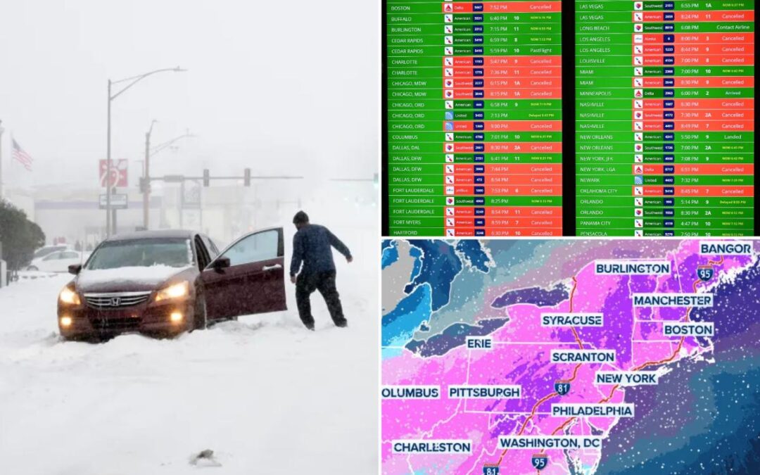 Historic Winter Storm Fern causes major power outages, cancels thousands of flights as 245M hunker down nationwide