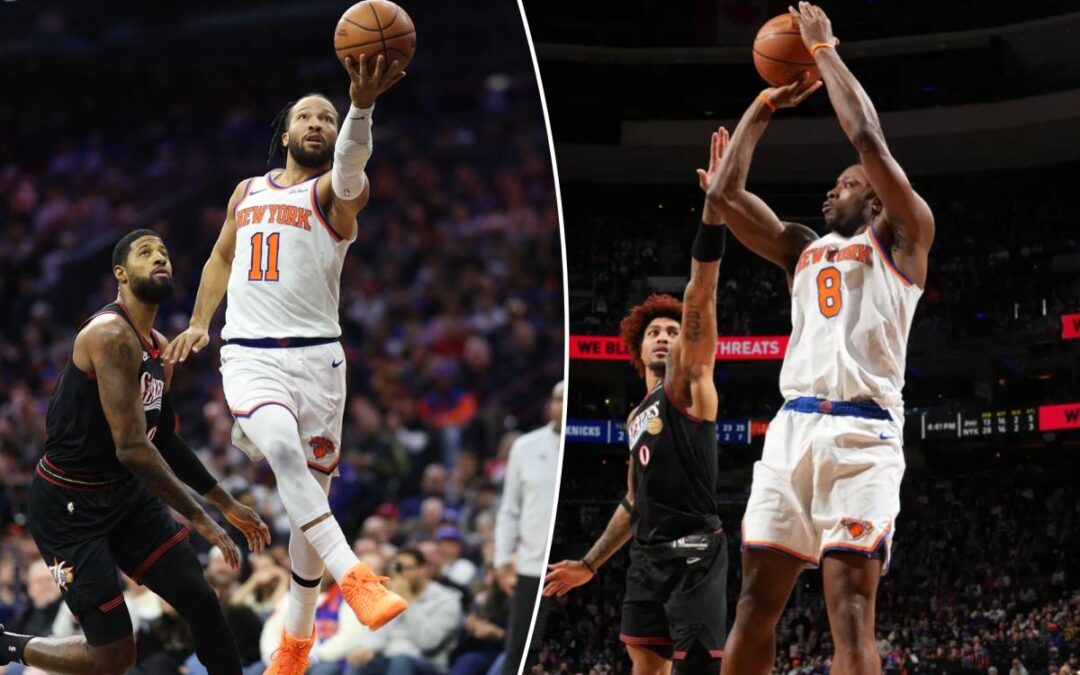 OG Anunoby’s heroics help Knicks survive in roller-coaster win over 76ers