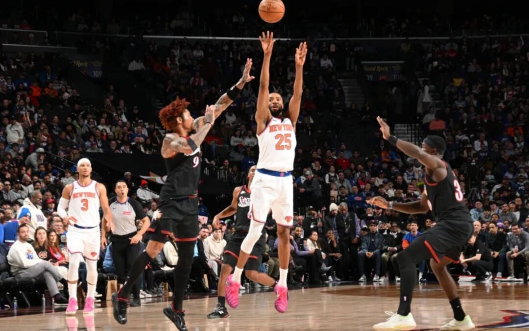 Knicks’ Mikal Bridges suffers brutal shooting night in return to native city