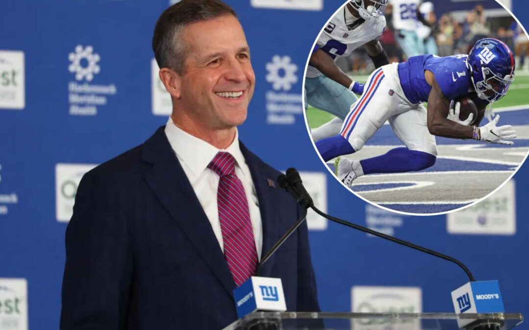 John Harbaugh couldn’t be more pumped to coach Malik Nabers with Giants: ‘Kind of a dream’