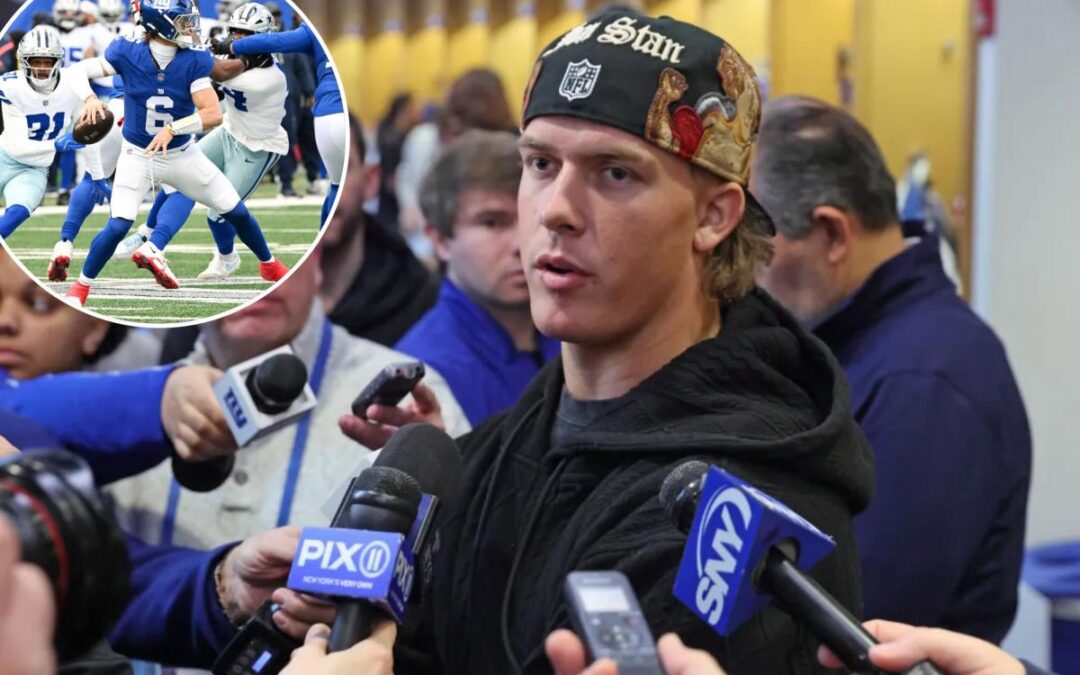 Jaxson Dart’s first Giants offseason comes with another new role