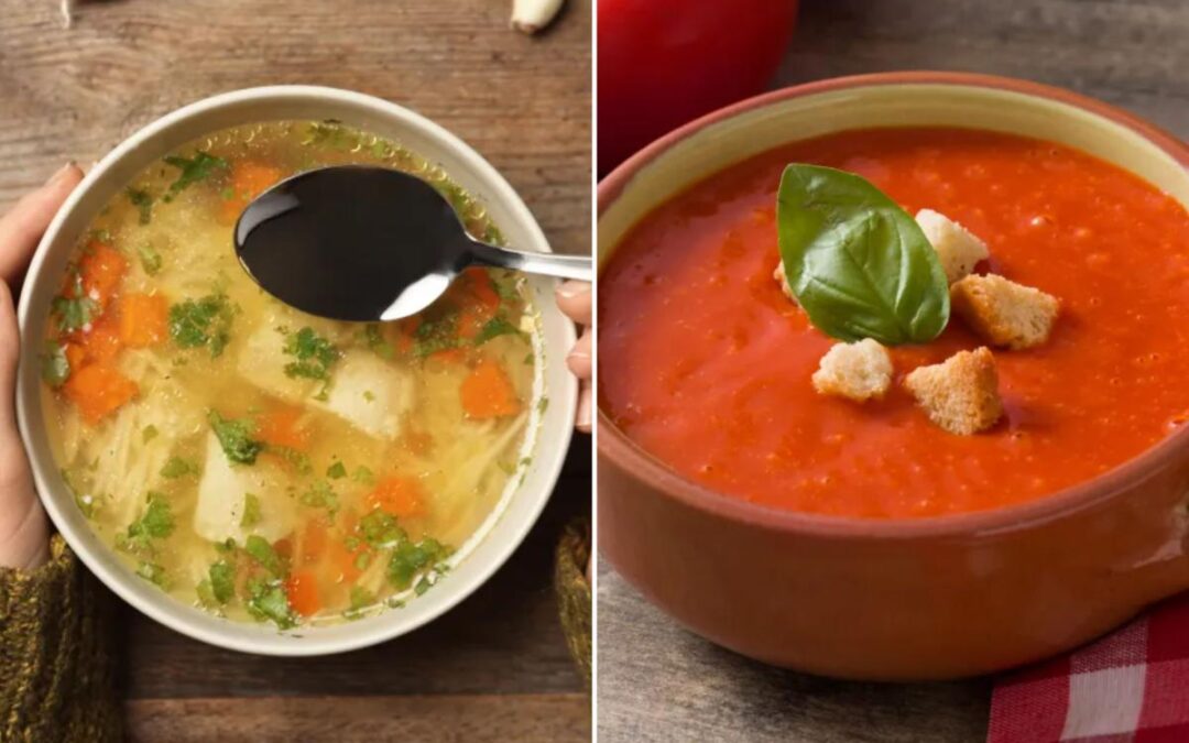 Dietitians enter the chicken vs. tomato soup debate — which is actually healthier?