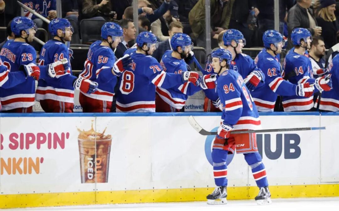 Gabe Perreault showing more flashes of what Rangers envisioned for young forward