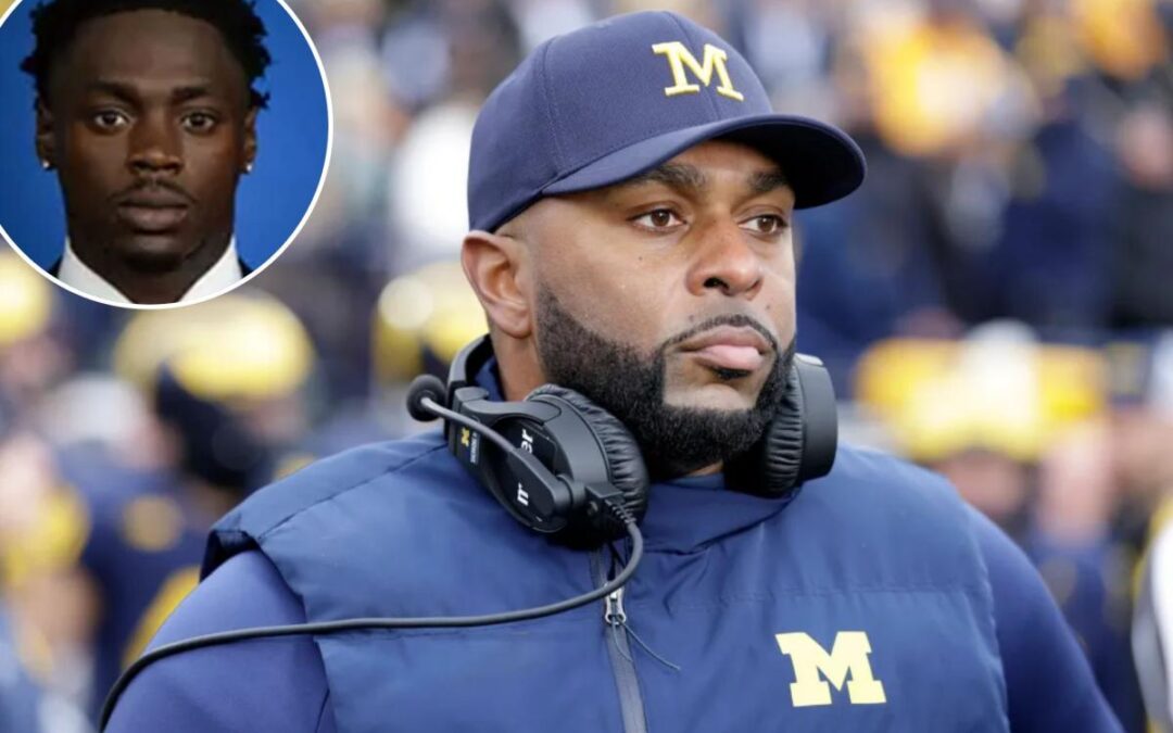 Michigan receiver claims teammates ‘blackmailed’ Sherrone Moore during affair scandal
