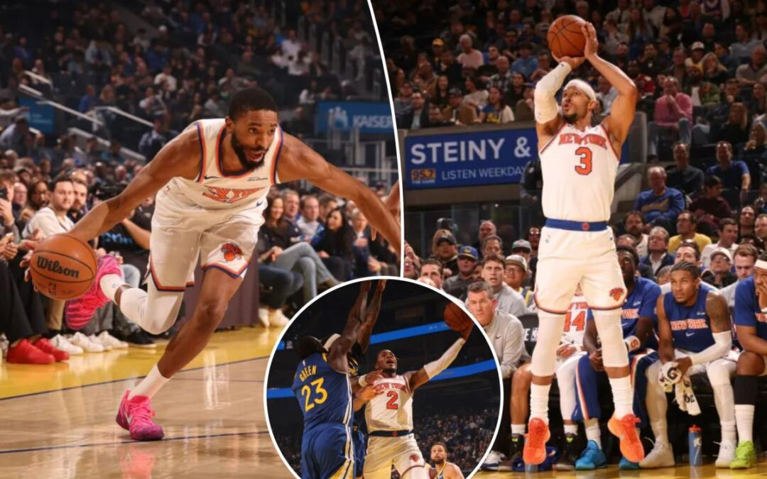 Reeling Knicks falter without Jalen Brunson in loss to Warriors to end disappointing road trip