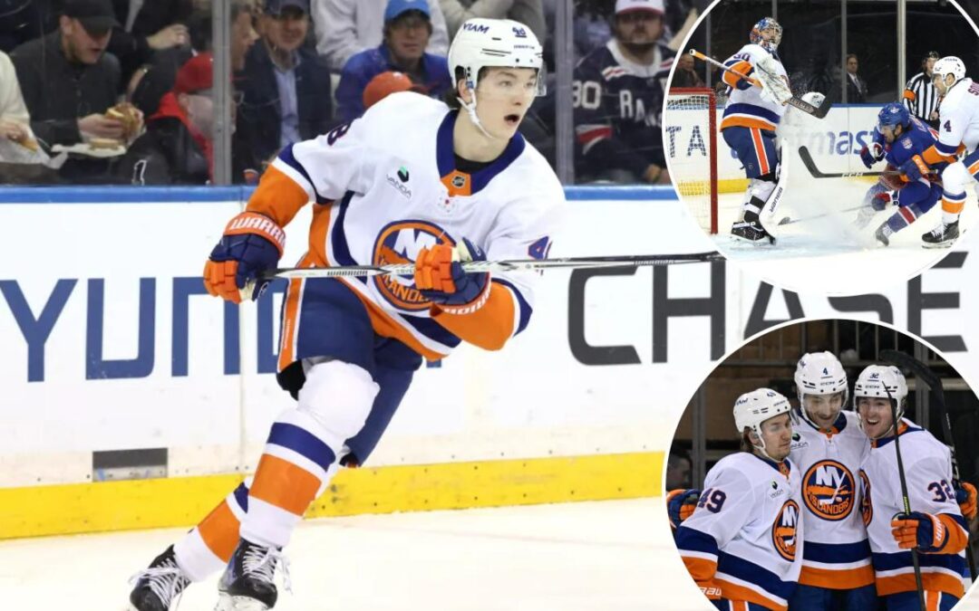 Matthew Schaefer backs up his words to lead Islanders to season sweep of Rangers