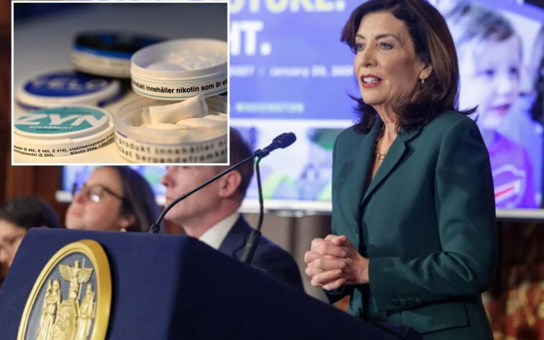 Hochul pushes new NYS tax on ZYN, nicotine products but critics are fuming