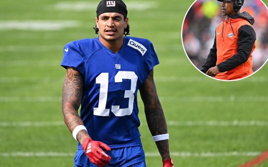 Giants interview Dolphins’ Robert Prince for offensive coordinator role — years after viral Jalin Hyatt moment