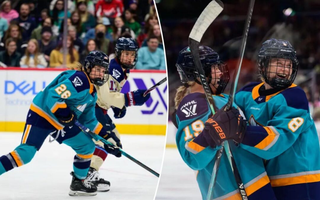 Sirens end Montreal’s win streak for victory in front of record crowd of 17,000 for women’s hockey