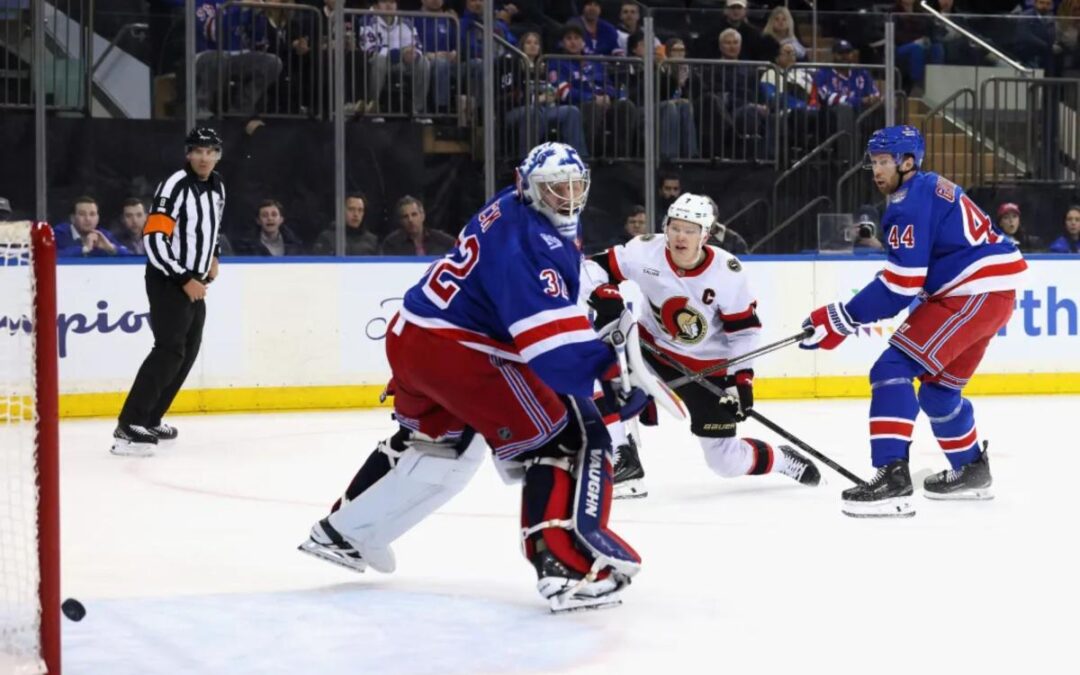 Jonathan Quick gets pulled for second time in three games in latest Rangers disaster