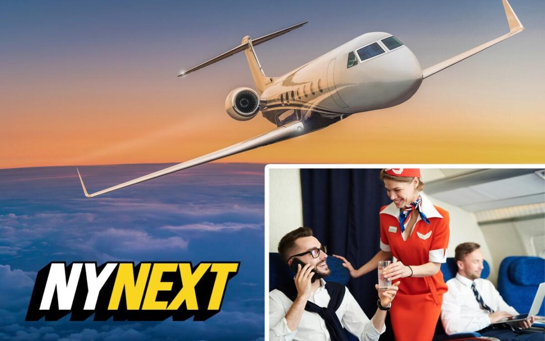 This $300,000 technology is turning private jets into flying offices