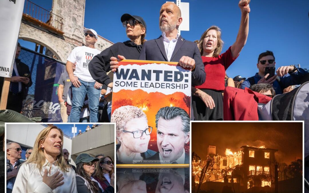 Abandoned and angry Palisades residents mark fire anniversary with reckoning