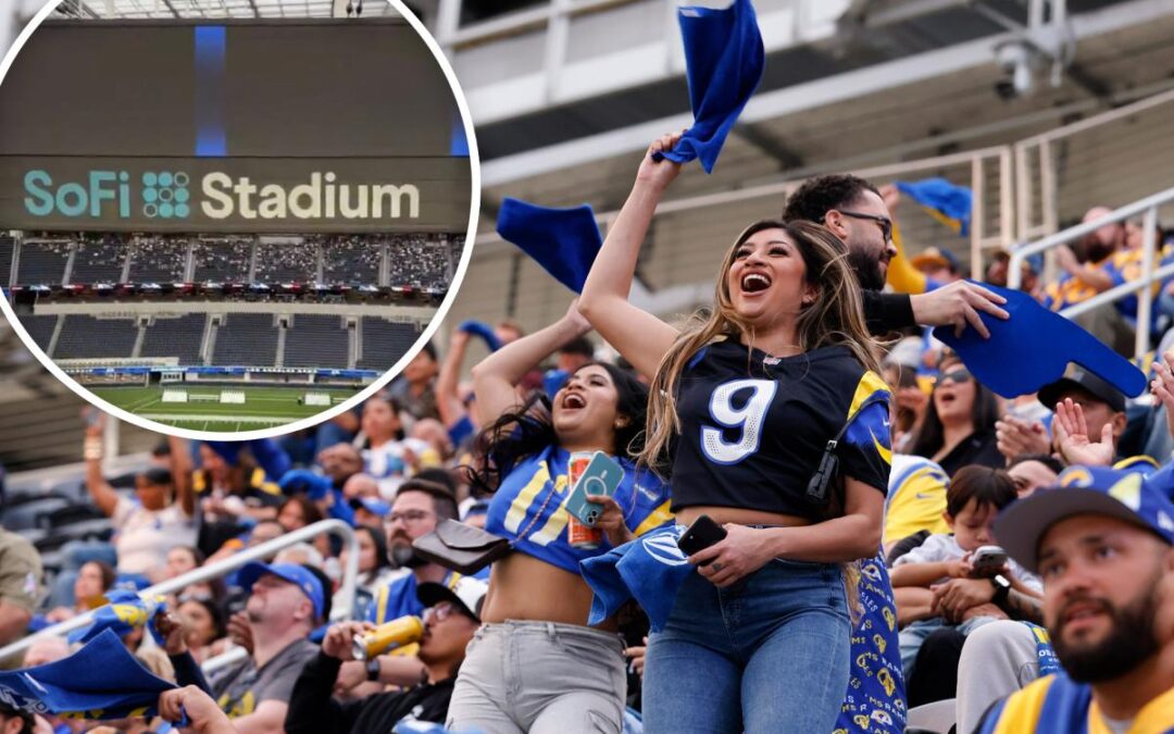 Rams’ watch party hits snag as SoFi Stadium screen goes dark