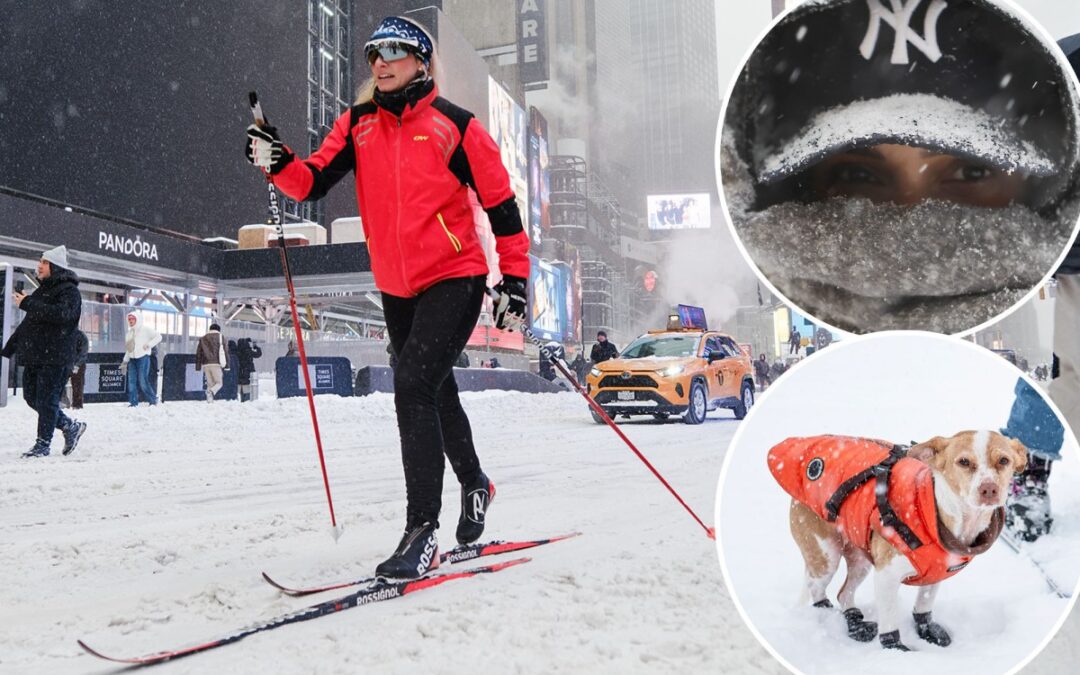 NYers brave the powerful winter storm: photos