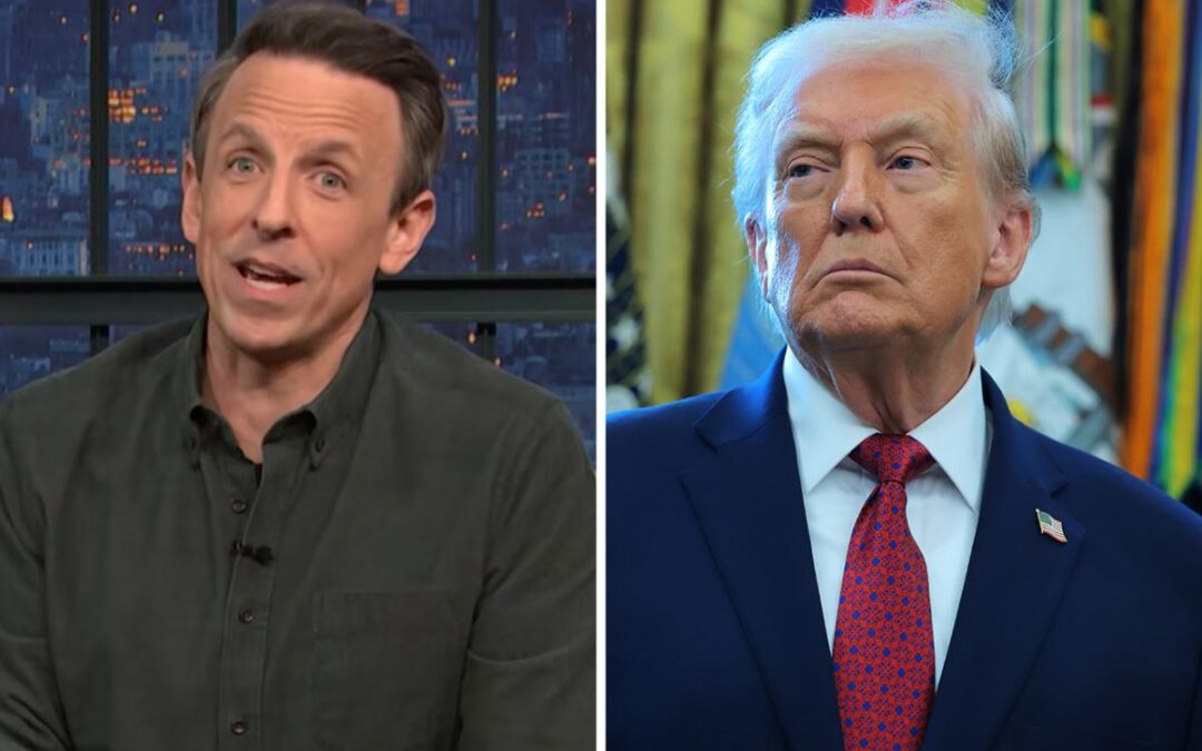 Seth Meyers Roasts President Trump For Skipping The Super Bowl: He’s “Worried About Getting Booed”