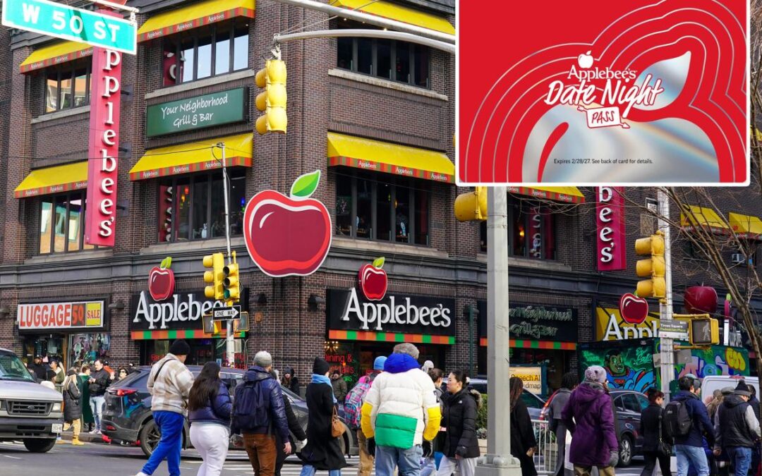 Applebee’s viral $100 Date Night Pass could get you $600 worth of food — just in time for Valentine’s Day dinner